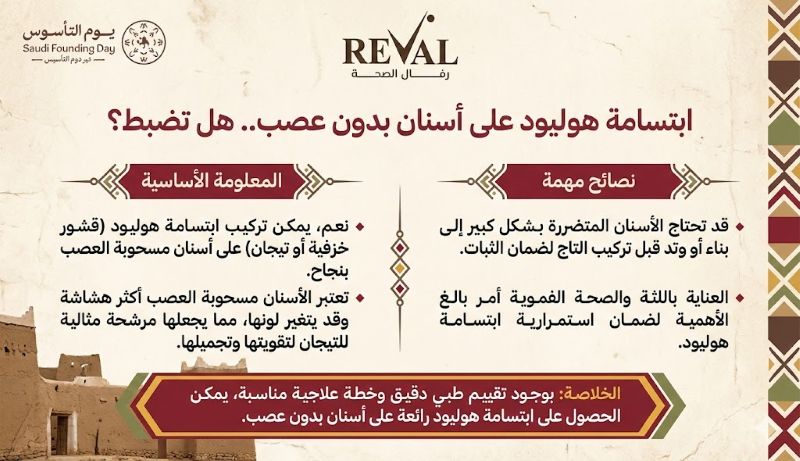 🦷 هل تضبط ابتسامة هوليود على أسنان بدون عصب؟ السر وراء الابتسامة المثالية