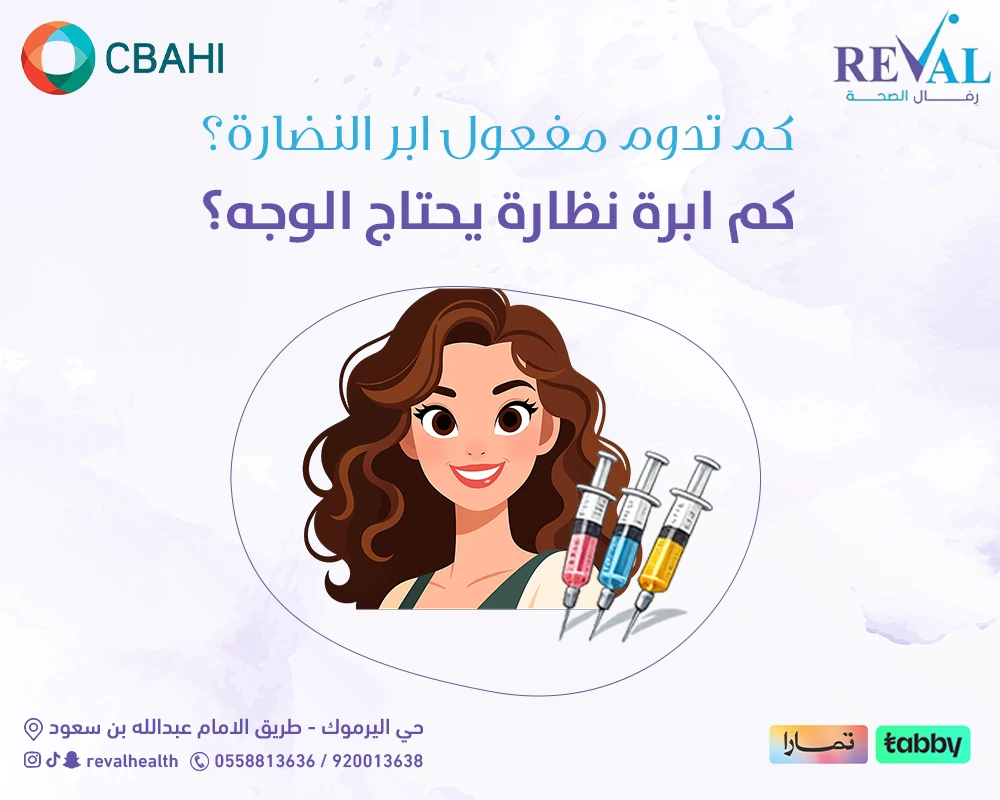 كم تدوم مفعول ابر النضارة؟ وكم إبرة يحتاج الوجه لنتائج واضحة؟